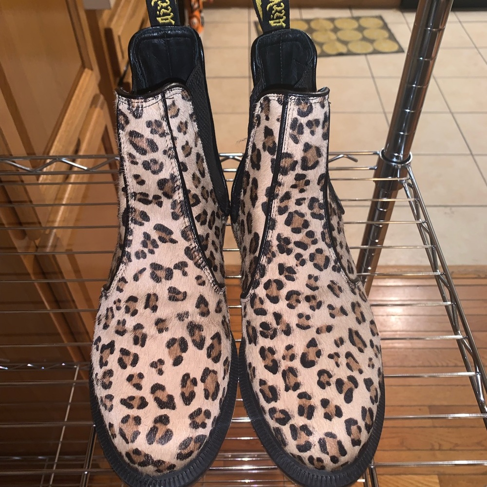Dr. Martens leopard Chelsea boots